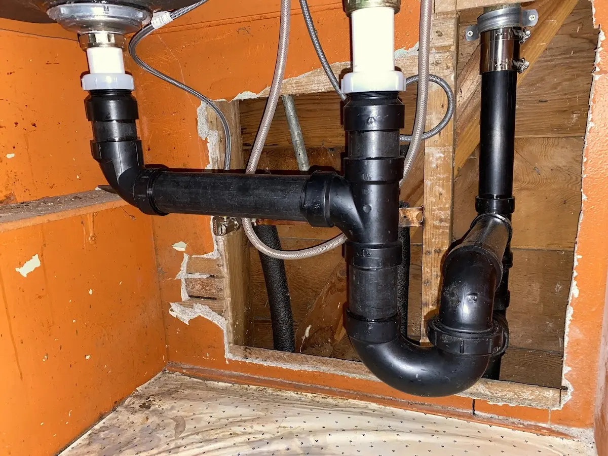 Professional Bathroom Installation equipment and tools on the job in Taft